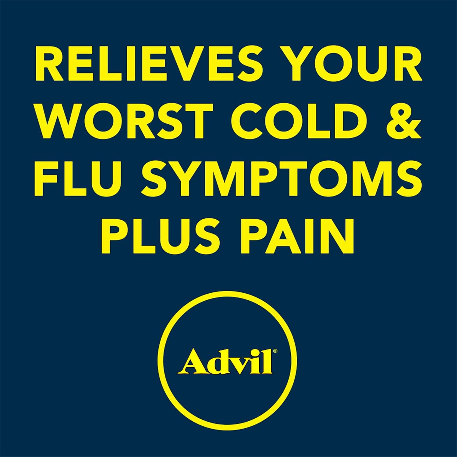 Advil Multi Symptom Cold And Flu Medicine, Cold Medicine For Adults With Ibuprofen, Phenylephrine Hcl And Chlorpheniramine Maleate - 20 Coated Tablets : Health & Household