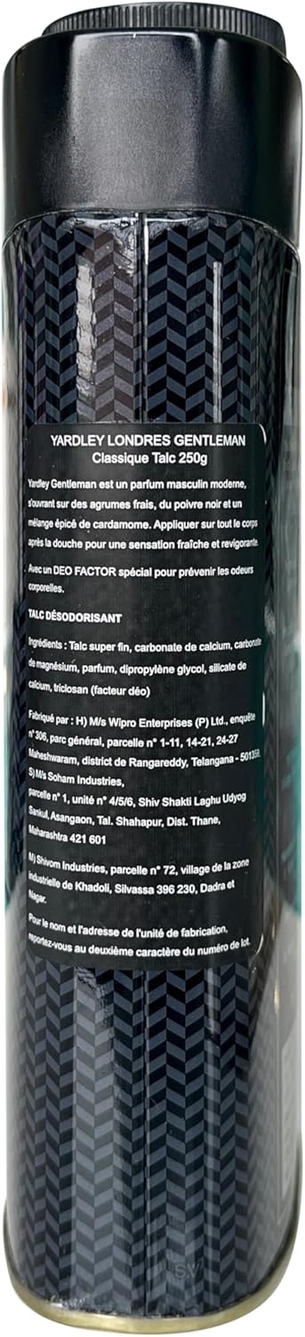 Yardley London Gentleman Classic Talcum Powder 250 G