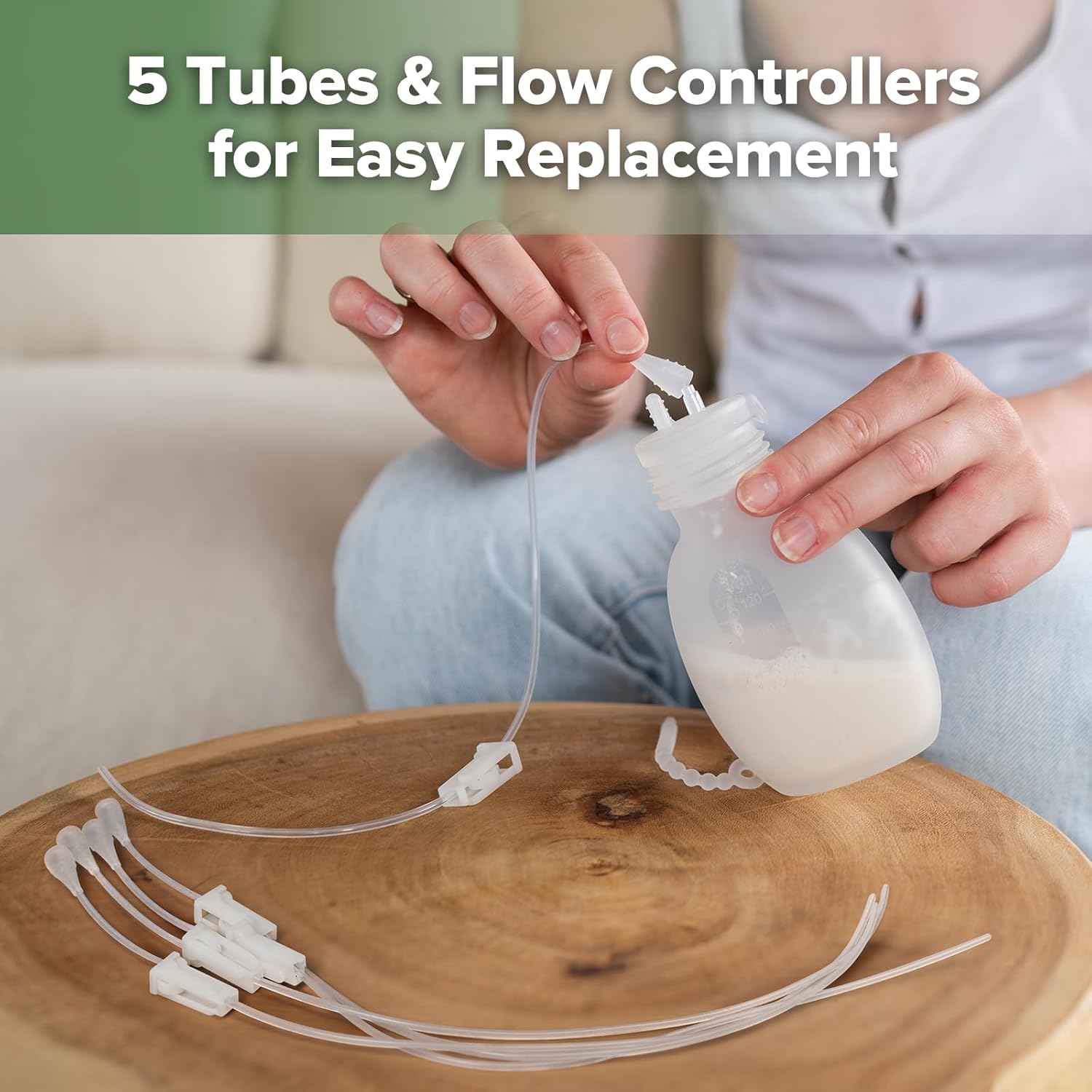 Haakaa Supplemental Feeding Tube & Pouch Set,Baby Supplemental Nursing System,Sns Breastfeeding System,Food Grade Silicone : Baby