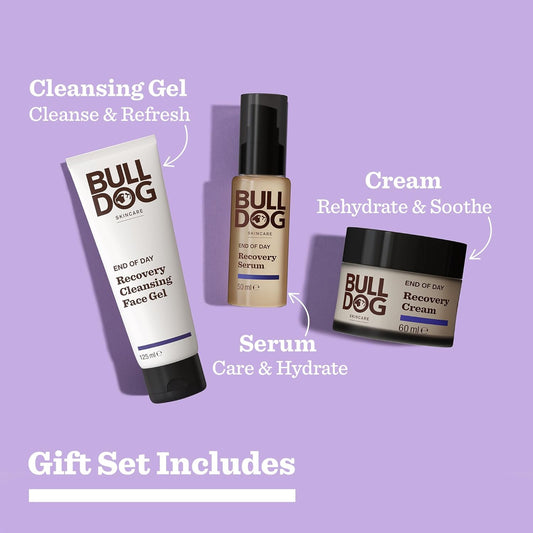 Bulldog Skincare | Men'S Gift Set | Advanced End Of Day Trio