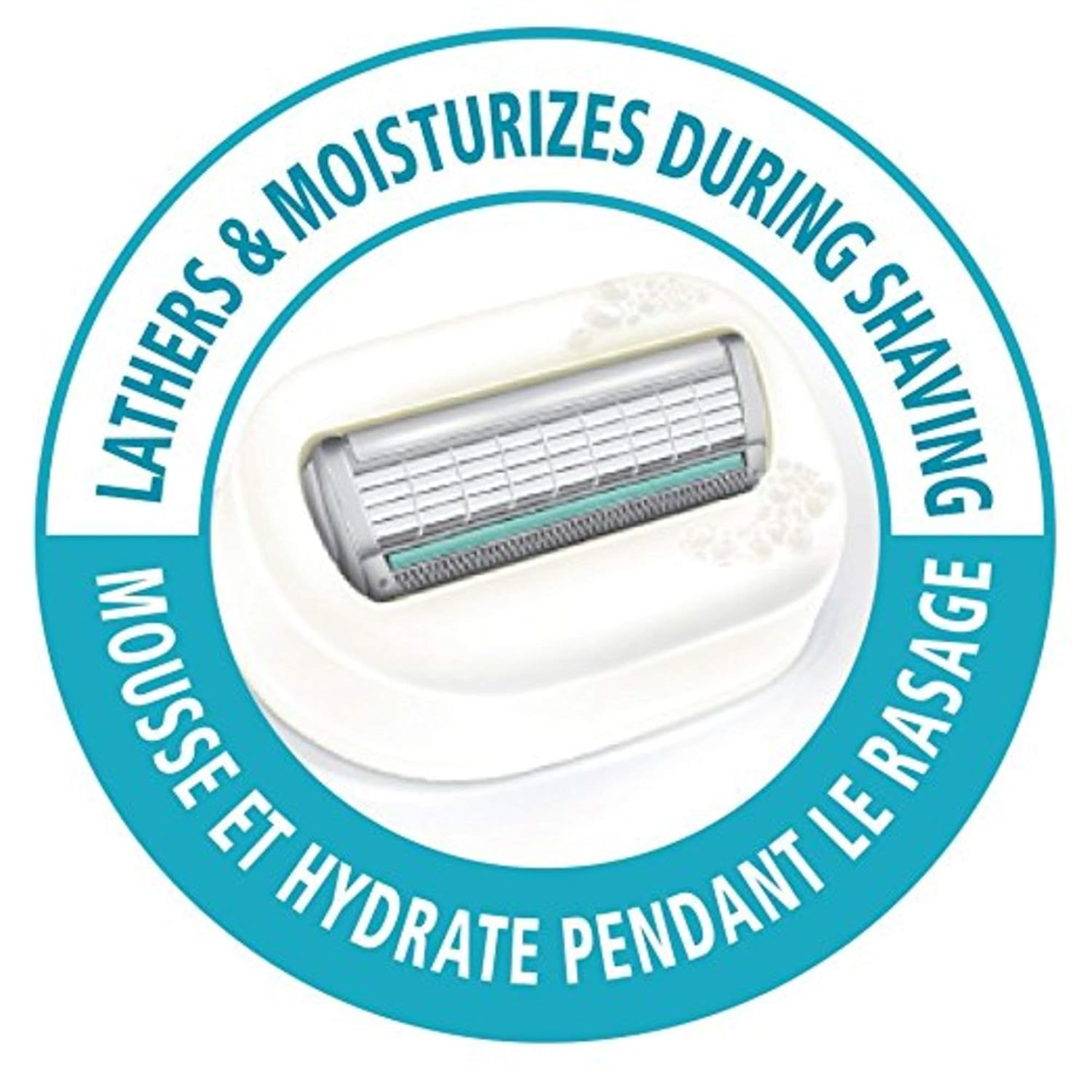 Schick Intuition Razors For Women | Pure Nourishment Razor Blades Refill With Organic Aloe For Sensitive Skin | 8 Count : Beauty & Personal Care