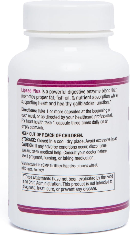 Ast Enzymes Lipase-Hp Plus  90 Vegetarian Capsules - Digestive Enzymes For Fat Digestion  Keto Diet Digestive Enzyme Formula