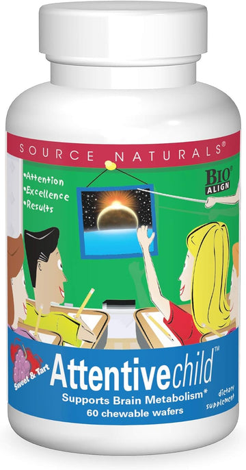 Source Naturals Attentive Child - Healthy Cognitive Nutrients For Acti
