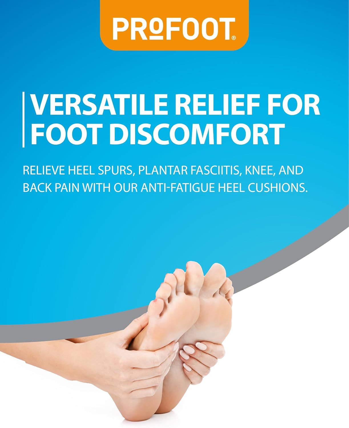 Profoot Gel Max Cushions for Heel Pain - Men's Heel Cushions - Gel Pad Cushions Ideal for Heel Spur, Plantar Fasciitis, Knee & Back Pain - Reduces Pressure and Absorbs Shock : Amazon.co.uk: Health & Personal Care