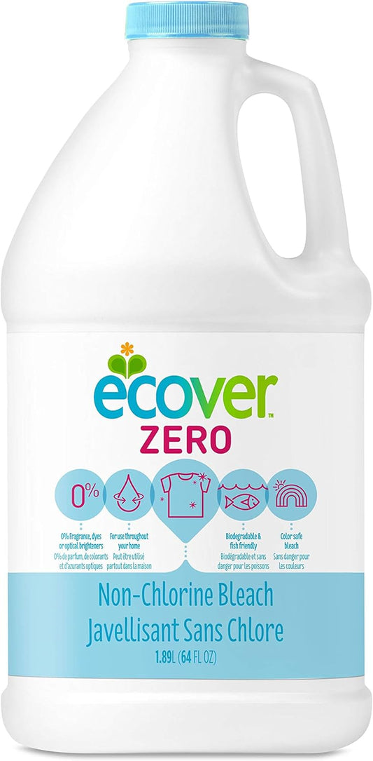 Ecover Zero Non Chlorine Laundry Bleach, 64 Ounce (Pack 6)