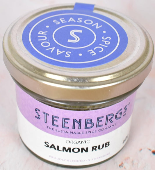 Steenbergs Organic Salmon Rub Fish Seasoning Standard 67G