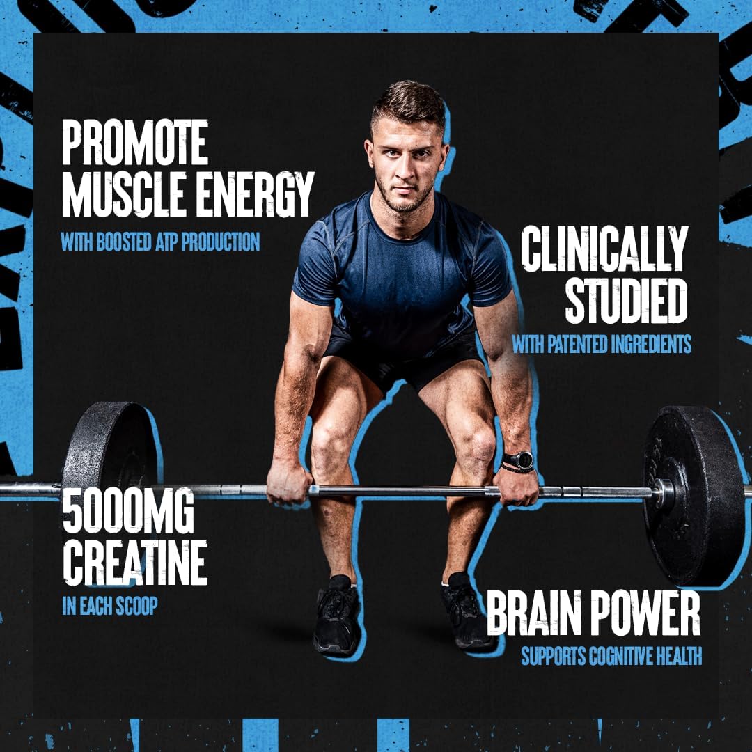 Animal Supercharged Creatine Powder -Enhanced Creatine Monohydrate Supplement Plus Betaine Anhydrous, PurpleForce and Senactiv - Delay Fatigue, Enhance Endurance, Improve Muscle Recovery -Fruit Punch