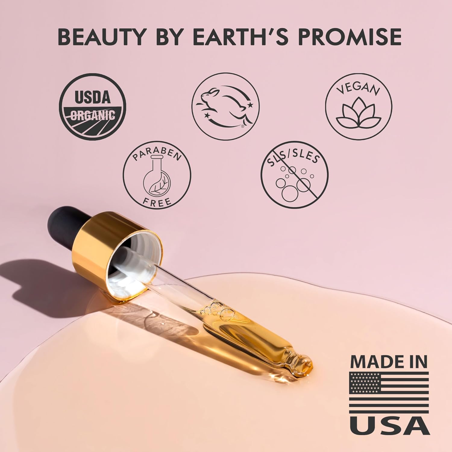 Usda Organic Face Oil – Usa Made With Natural Ingredients, Brightens & Smooths Fine Lines & Wrinkles, Non-Comedogenic Lightweight Facial Oil For Dry & Sensitive Skin With Moringa, Jojoba & Argan Oils : Beauty & Personal Care