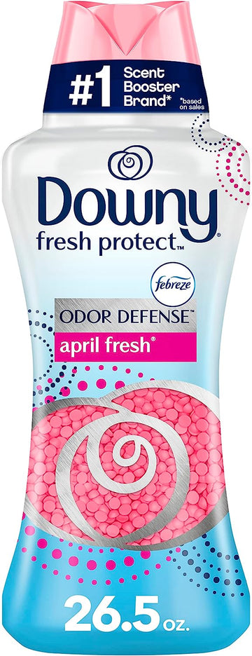 Downy Fresh Protect Laundry Scent Booster Beads For Washer With Febreze Odor Defense, April Fresh, 26.5 Oz, Use With Fabric Softener