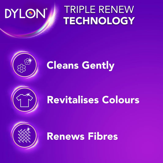 Dylon Blossom Colour Detergent (30 Wash Loads), Liquid Laundry Detergent For All Coloured Clothes, Renewing In Every Wash With Optimal Results In 10 Washes