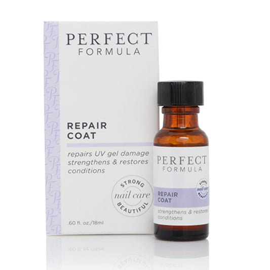 Perfect Formula Repair Coat - Nail Strengthener, Keratin Treatment, Nail Repair For Damaged Nails - Made In The Usa .60 Fl Oz