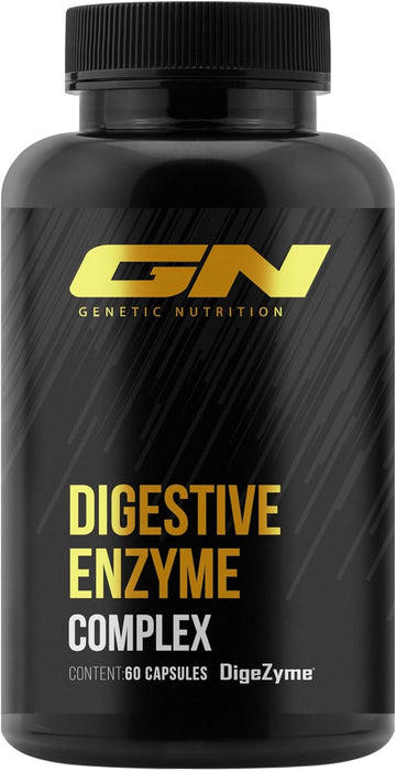 Gn Laboratories Digestive Enzymes Complex (60 Capsules) - Comprehensive Blend Of Digestive Enzymes - Contains Lactase - Digestive Enzymes Made In Germany