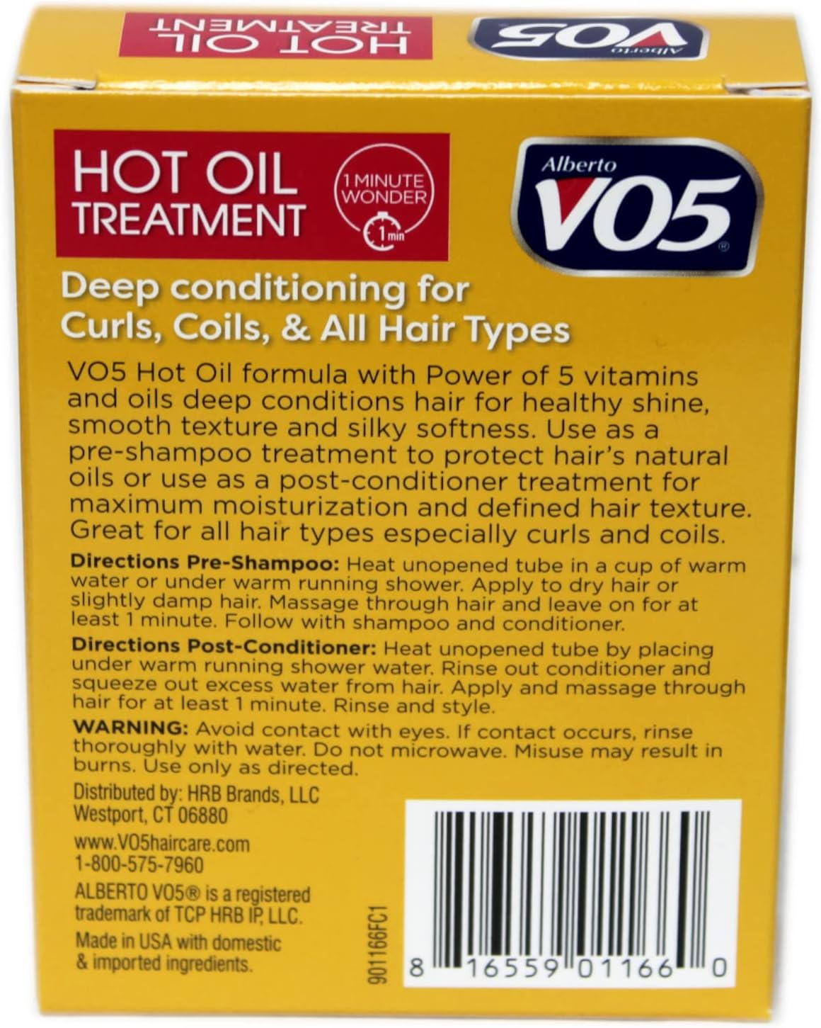 VO5 Hot Oil Therapy, 1 Oz