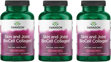 Swanson Skin And Joint Biocell Collagen - Collagen Type Ii 500Mg 200 Capsules (3 Pack)