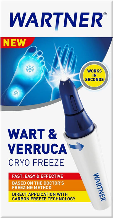 Wartner® Cryo Freeze Wart & Verruca Remover - Carbon Freeze Technology Based On The Doctor'S Freezing Methods For Fast, Easy & Effective Treatment