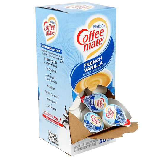 Original Liquid Coffee Creamer Singles, 50 Creamers Singles Serve Box (18.7 Fl Oz.)