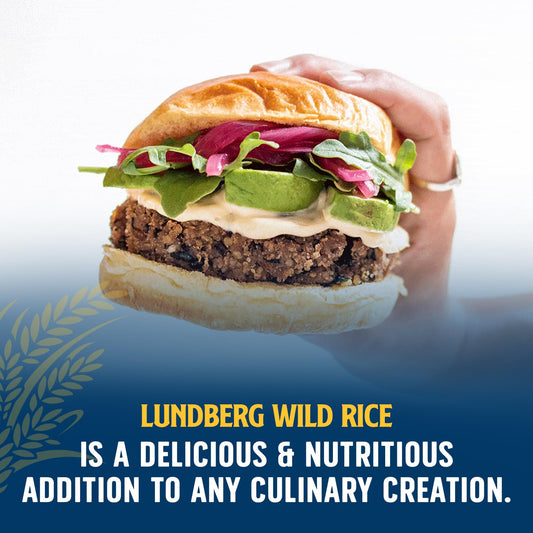 Lundberg Wild Rice, Regenerative Organic Certified, 6-Pack – 100% Natural California Cultivated Wild Black Rice, 8 Oz Ea