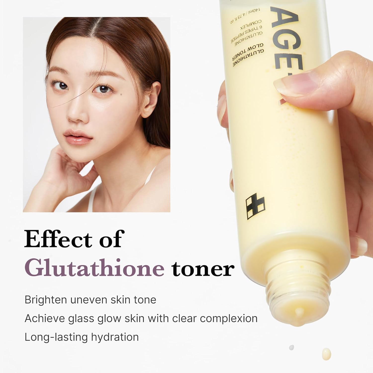 Medicube All Over Glow Skin Duo: Deep Vitamin C Golden Capsule Face Moisturizer And Age-R Glutathione Glow Milky Toner : Beauty & Personal Care