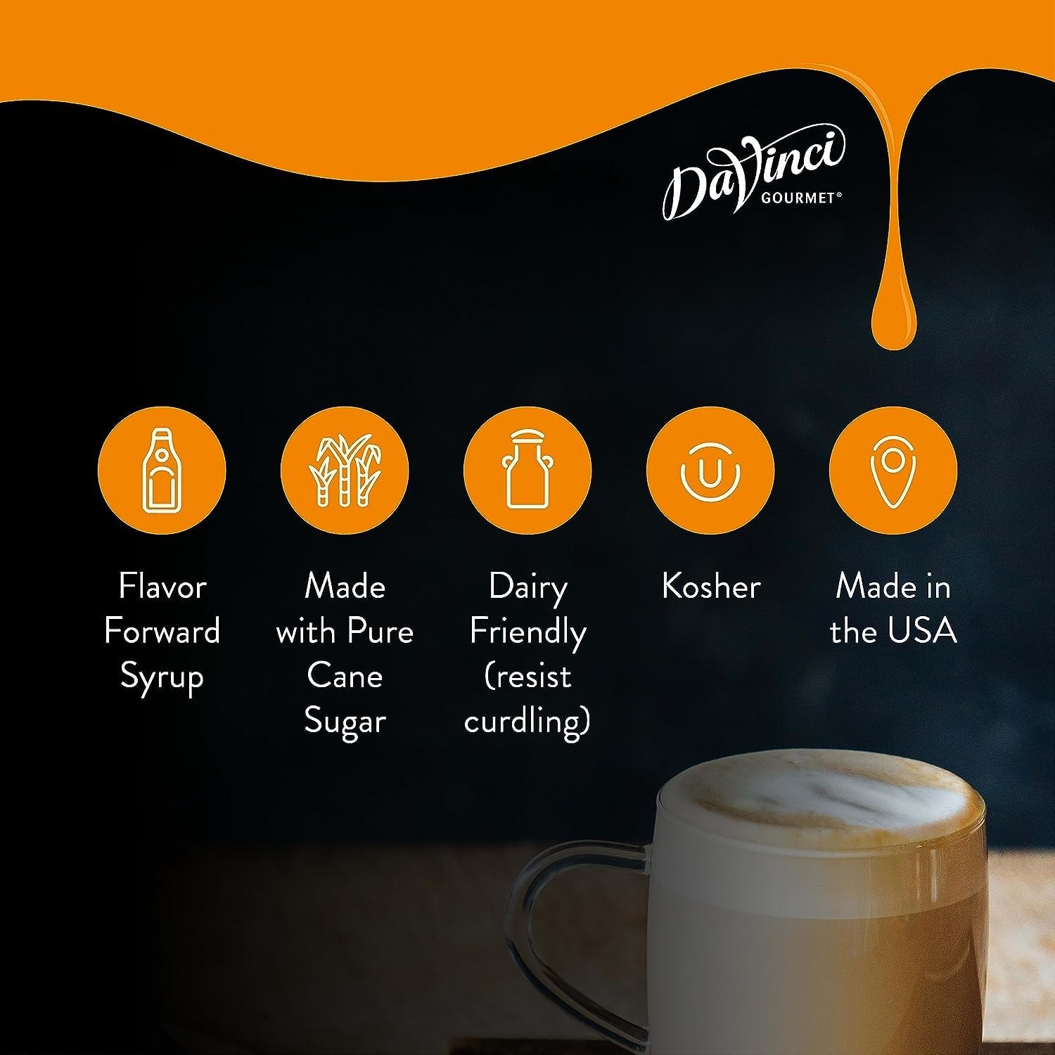 Davinci Gourmet Classic Cake Batter Syrup, 25.4 Fluid Ounce (Pack Of 1)