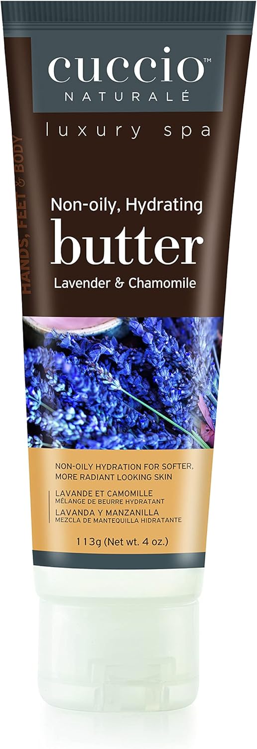 Cuccio Lavender & Chamomile Hydration Essentials Kit- 75Ml Cuticle Oil & 4Oz Butter Tube