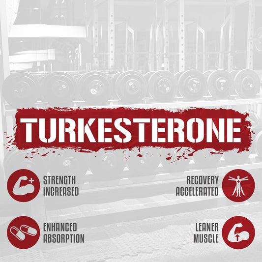 5% Nutrition Turkesterone 1200 Mg + 200Mg Ecdysterone | Max Purity & Absorption | Complexed With Astragin, Cyclodextrin & Naringin | 120 Capsules (1 Month Supply)