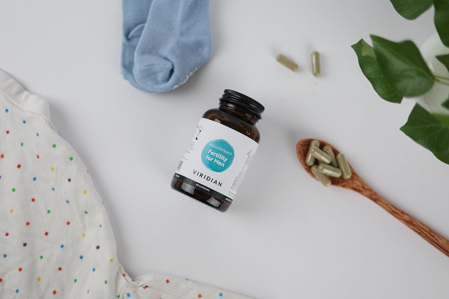 Viridian Fertility For Men (High Potency) | 60 Caps | Supports Reproductive Health With Zinc & Vital Nutrients | Vegan Capsules | Pre-Conception Support | Active Ingredients | Nutritionist Formulated