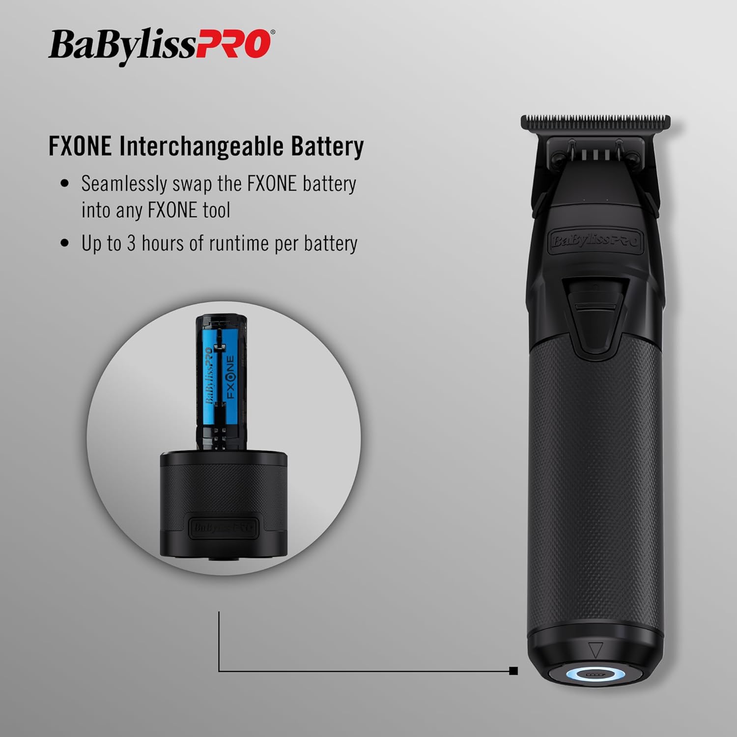 Babylisspro Fxone Blackfx All Metal Trimmer : Beauty & Personal Care