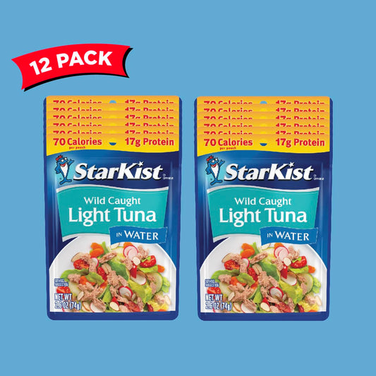 Starkist Chunk Light Tuna In Water, 2.6 Oz, Pack Of 12