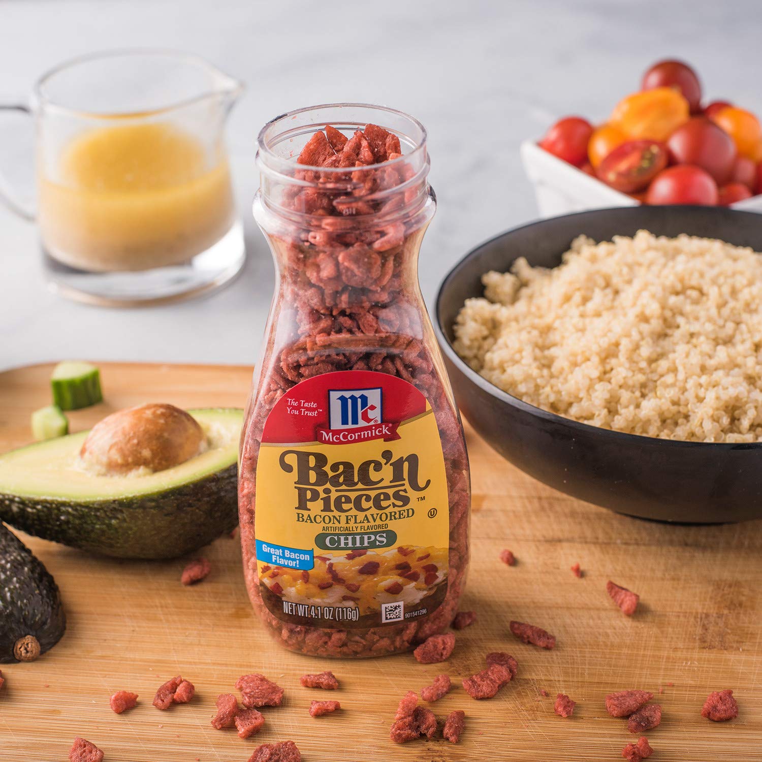 McCormick Bac'n Pieces Bacon Flavored Chips, 4.1 Oz : Grocery & Gourmet Food