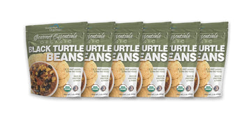 Mountain High Organics - 6 Pack Of 1 Lb. Bags, Certified Usda Organic Dry Black Beans In Bulk, Non-Gmo, Vegan, Whole Dried Black Beans, Plant Based Protein And Fiber