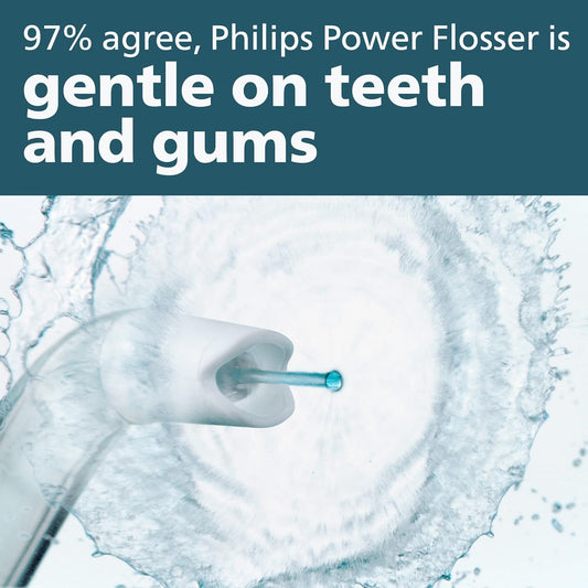 Philips Sonicare Power Flosser Standard Tips (F1), 2Pk, White Hx3042/00