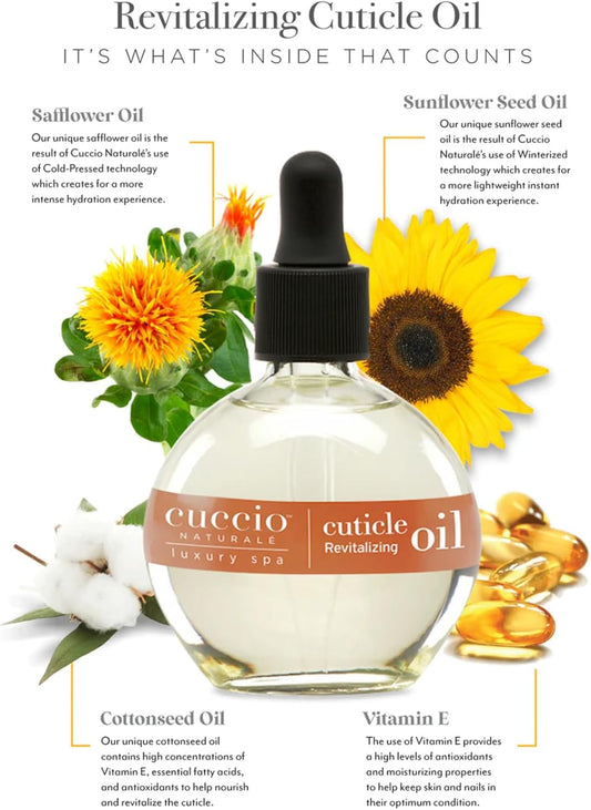 Cuccio Vanilla Bean & Sugar Cuticle Oil 73Ml (2.5Oz)