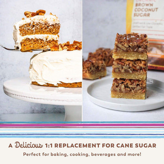 Big Tree Farms Organic Vanilla Coconut Sugar - Coconut Palm Sugar, Unrefined, Fine Crystals, Cane Sugar Replacement, Coconut Blossom Nectar, Vegan, Perfect For Baking - 14 Oz (Pack Of 3)