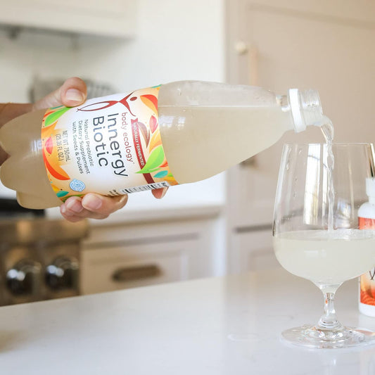 Body Ecology Innergybiotic Natural Probiotic | Naturally Fermented Liquid Probiotic Dietary Supplement And Energy Drink | Probiotic Drink For Digestive Support And Gut Health | 25.36 Fl Oz