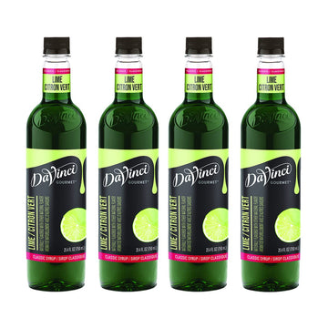 Davinci Gourmet Classic Lime Syrup, 25.4 Fluid Ounce (Pack Of 4)