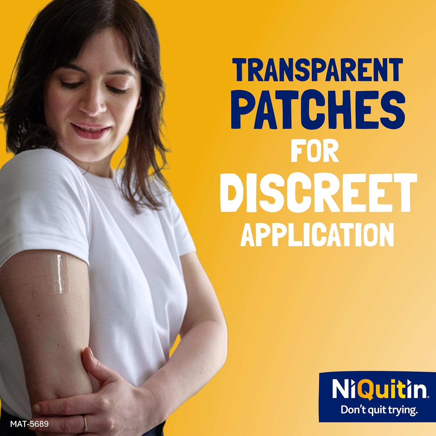 NiQuitin 14 mg Nicotine Patch - Step 2 - Stop Smoking Aid Therapy - 7 Clear Patches for 1 Weeks Treatment - 24h Craving Control - Invisible Nicotine Patches, White, 7 Count (Pack of 1) : Amazon.co.uk: Health & Personal Care