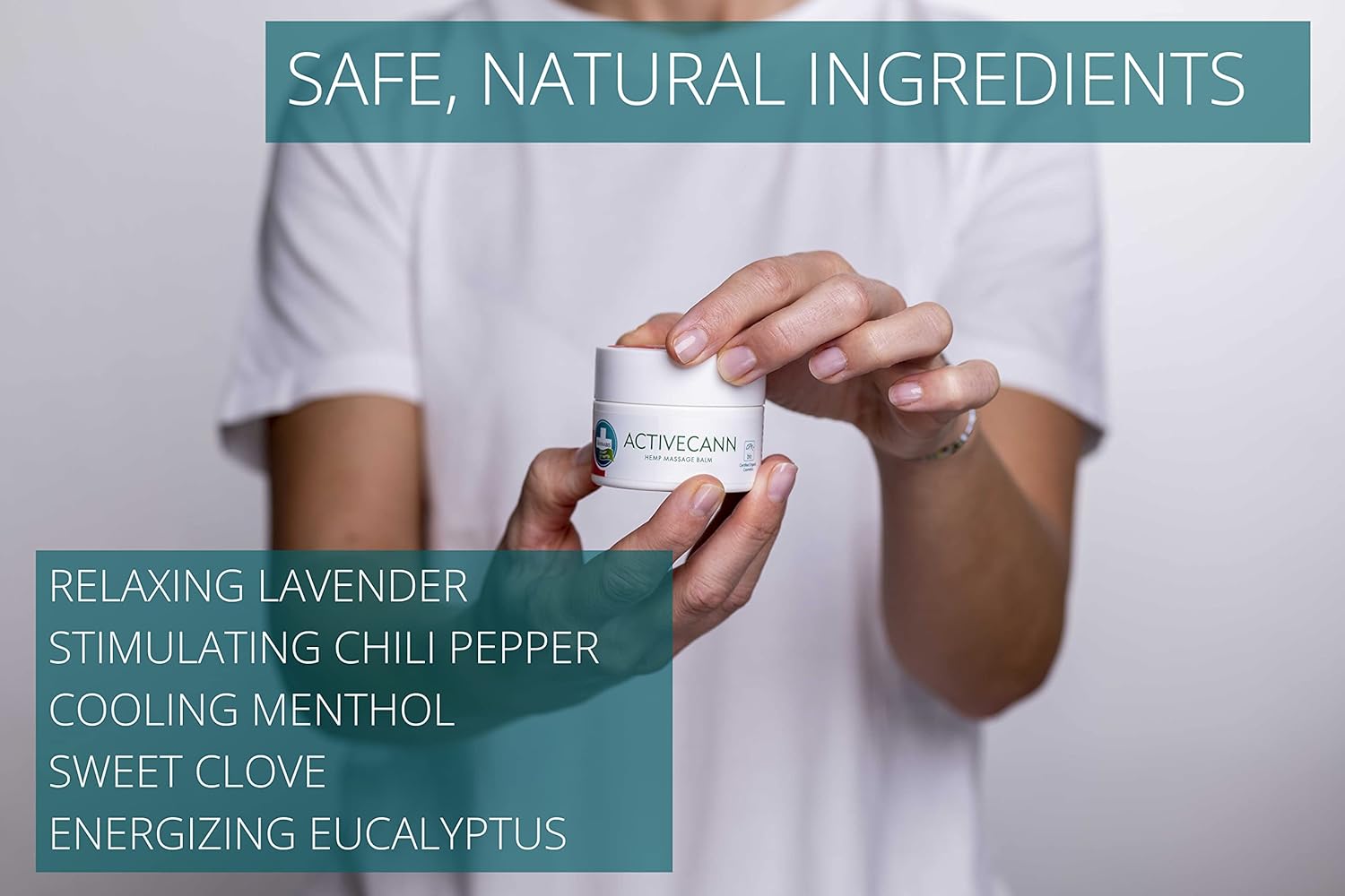 Annabis ACTIVECANN Organic Vegan Joint & Muscle Menthol Balm with Orga