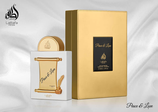 Lattafa Pride Peace & Love For Unisex Eau De Parfum Spray, 3.4 Ounce / 100 Ml