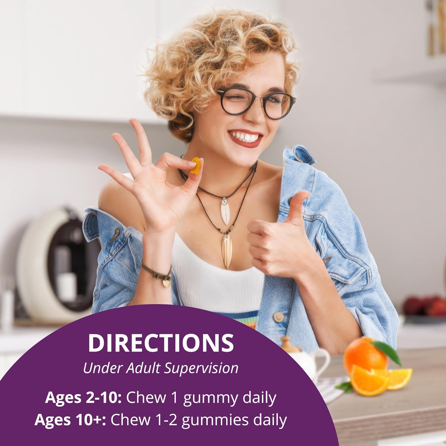 Nubest Omega 3 Gummies For Kids & Teens With Flaxseed Oil | Supports Brain Growth, Mental Clarity, Focus, And Eye Health | No Added Sugar | Orange Flavor | 60 Premium Vegan Gummies | 1 Month Supply : Health & Household