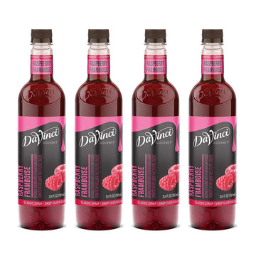 Davinci Gourmet Classic Raspberry Syrup, 25.4 Fluid Ounce (Pack Of 4)