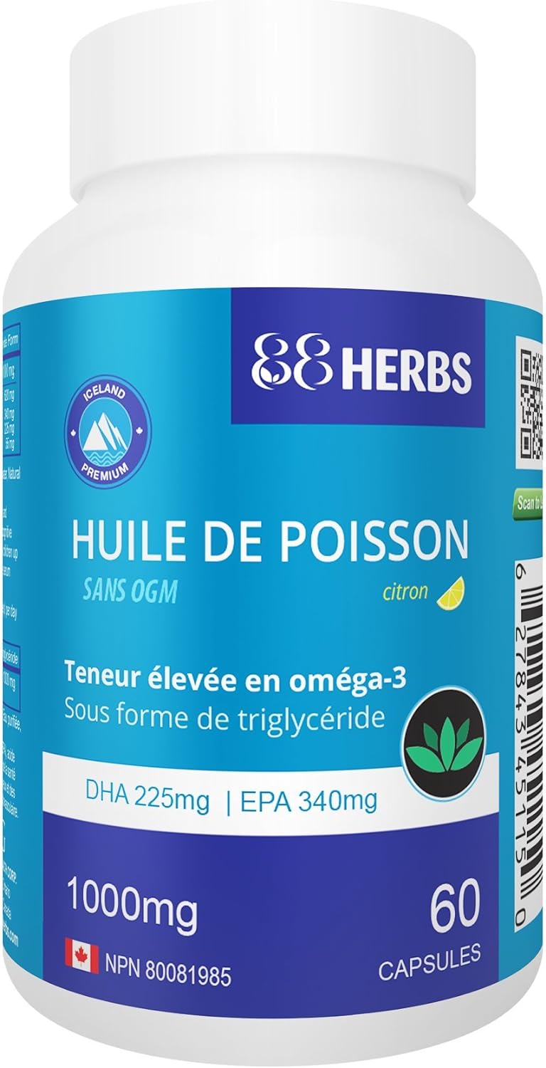 Premium Fish Oil | High Omega 3 | Non GMO : Health & Household