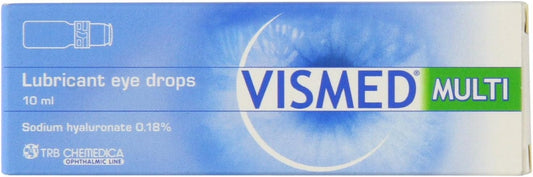 Vismed Lubricant Eye Drops Multi Dose 10Ml - Pack Of 2