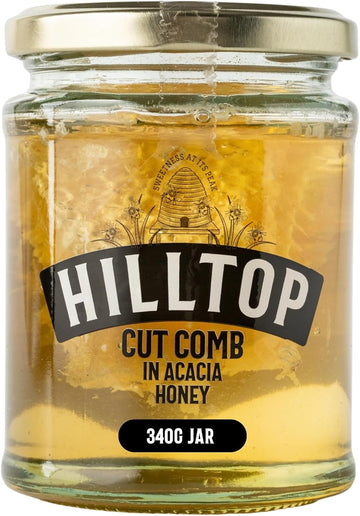 Hilltop Honey - Cut Comb In Acacia Honey - 340G