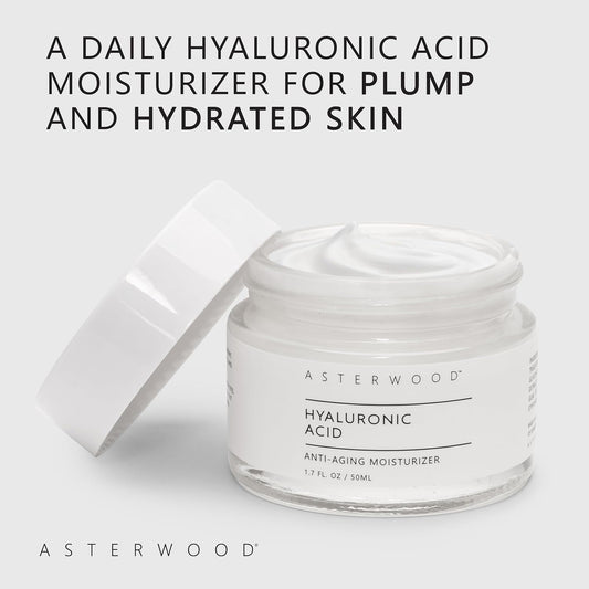 Asterwood Hyaluronic Acid Serum 1 Oz + Hyaluronic Acid Cream 1.7 Oz