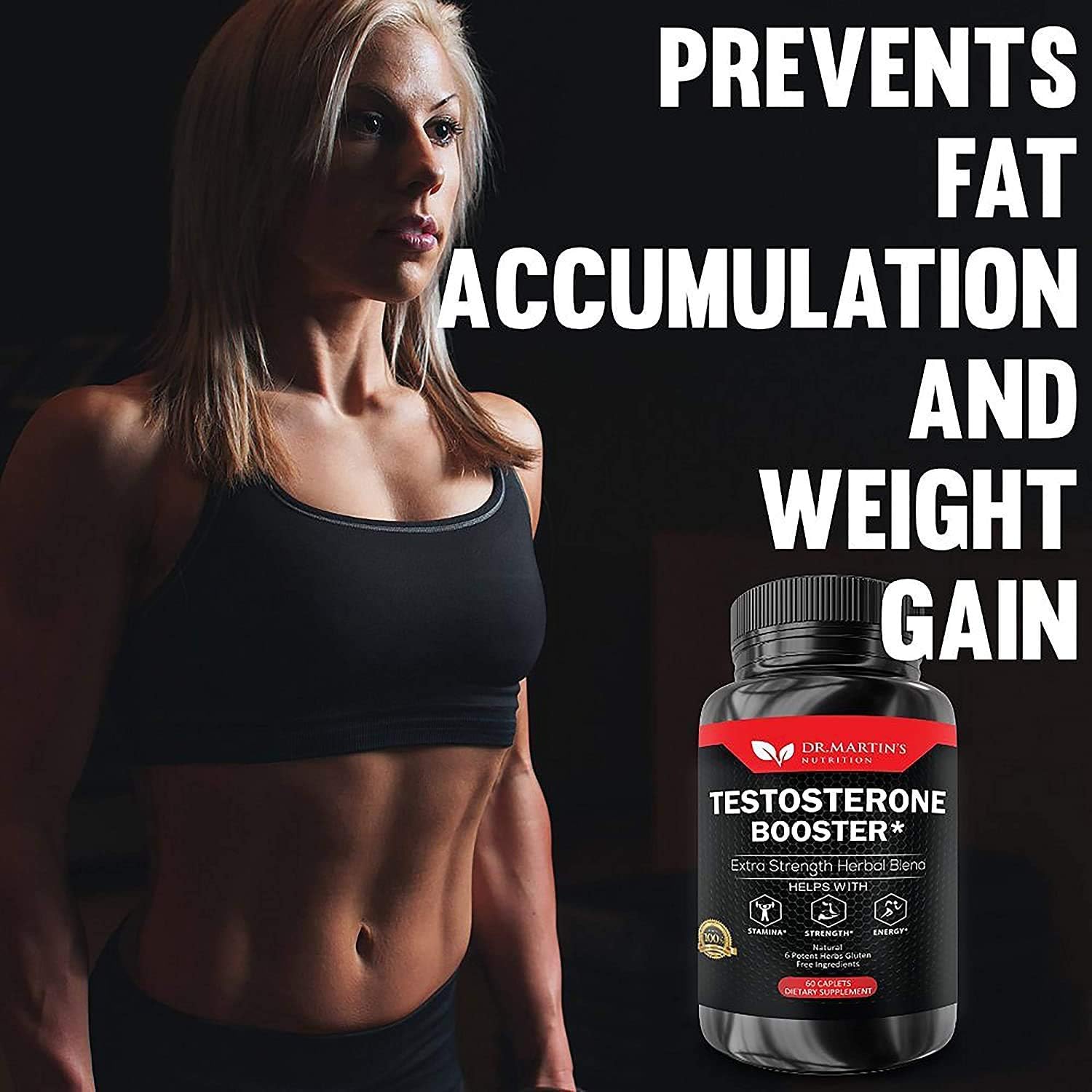 Extra Strength Testosterone Booster - Naturally Boost Your Stamina, Endurance, Strength & Energy for Men & Women - Burn Fat & Build Lean Muscle Mass Today : Health & Household