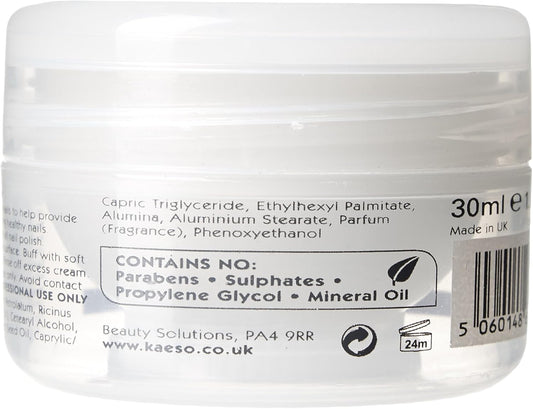 Kaeso Mirror Shine Nail Buffing Cream Buffs 30 Ml