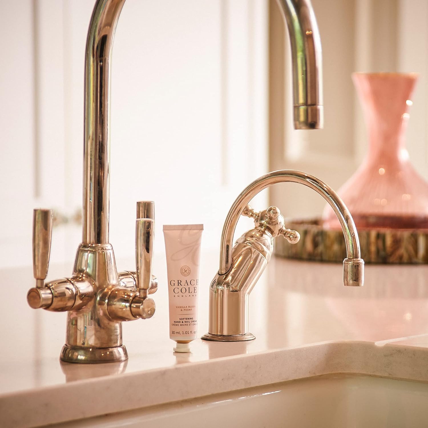 Grace Cole Wild Fig & Pink Cedar Fragrance - Moisturising Hand and Nail Cream 30ml - Essential Oils - Vegan and Cruelty Free, No SLS or Parabens - Made In England : Amazon.co.uk: Beauty