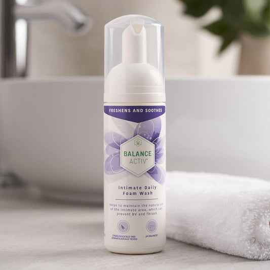 Balance Activ Ph Balanced Intimate Daily Foam Wash, Relieves Vaginal And Vulval Discomfort (150Ml), 3 Pack