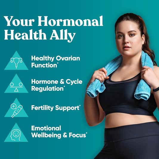 Regulate Cycle Support – Hormone Balance For Women At Optimal 40:1 Myo-Inositol & D-Chiro Inositol – Supplement For Period Consistency, Menstrual & Ovulation Support – 120 Vegan Soft Capsules
