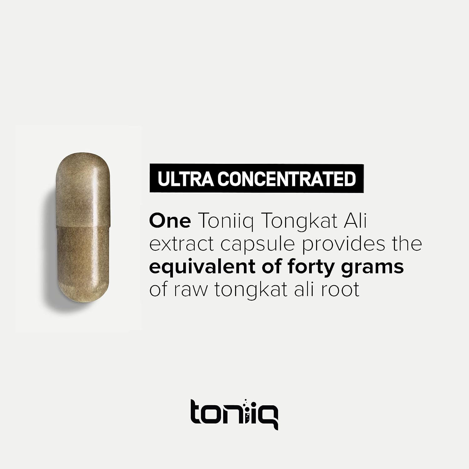Tongkat Ali 40,000MG 200:1 Longjack for Men Extra Strength Ultra Concentrated Tongkat Ali Supplement for Men - 2% Eurycomanone - Eurycoma Longifolia Root Extract 3rd-Party Tested - 120 Veg Caps, TQ : Health & Household